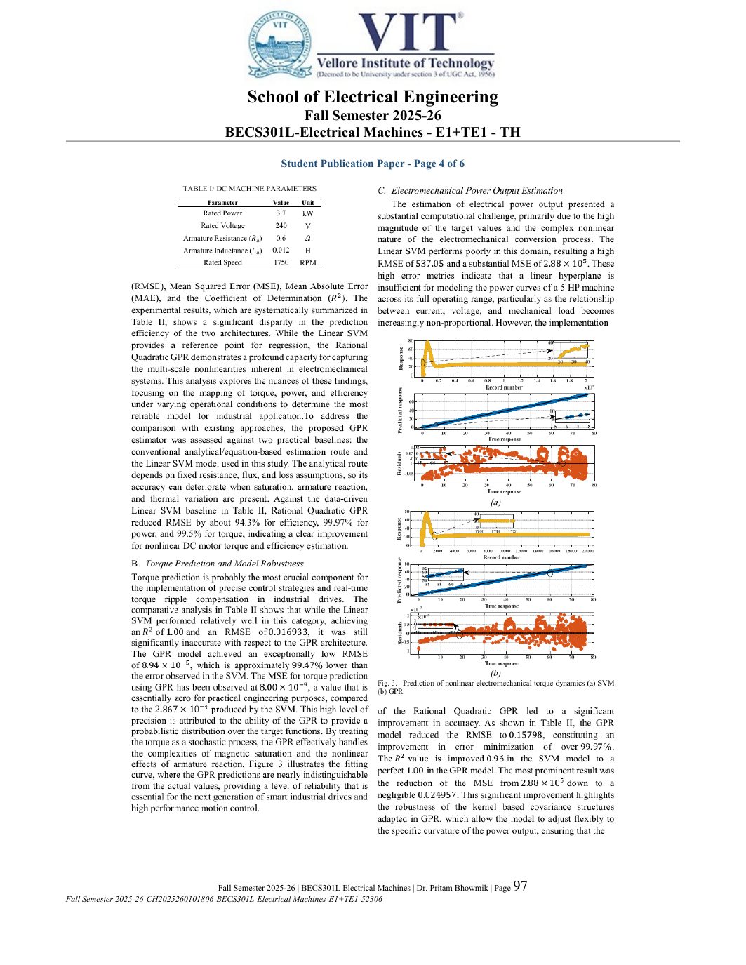BECS301L Electrical Machines Course File Fall 2025-26 page 97
